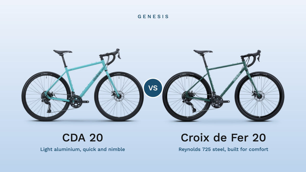 Genesis CDA 20 vs Croix de Fer 20 side by side, Aztecs Bikes, East London