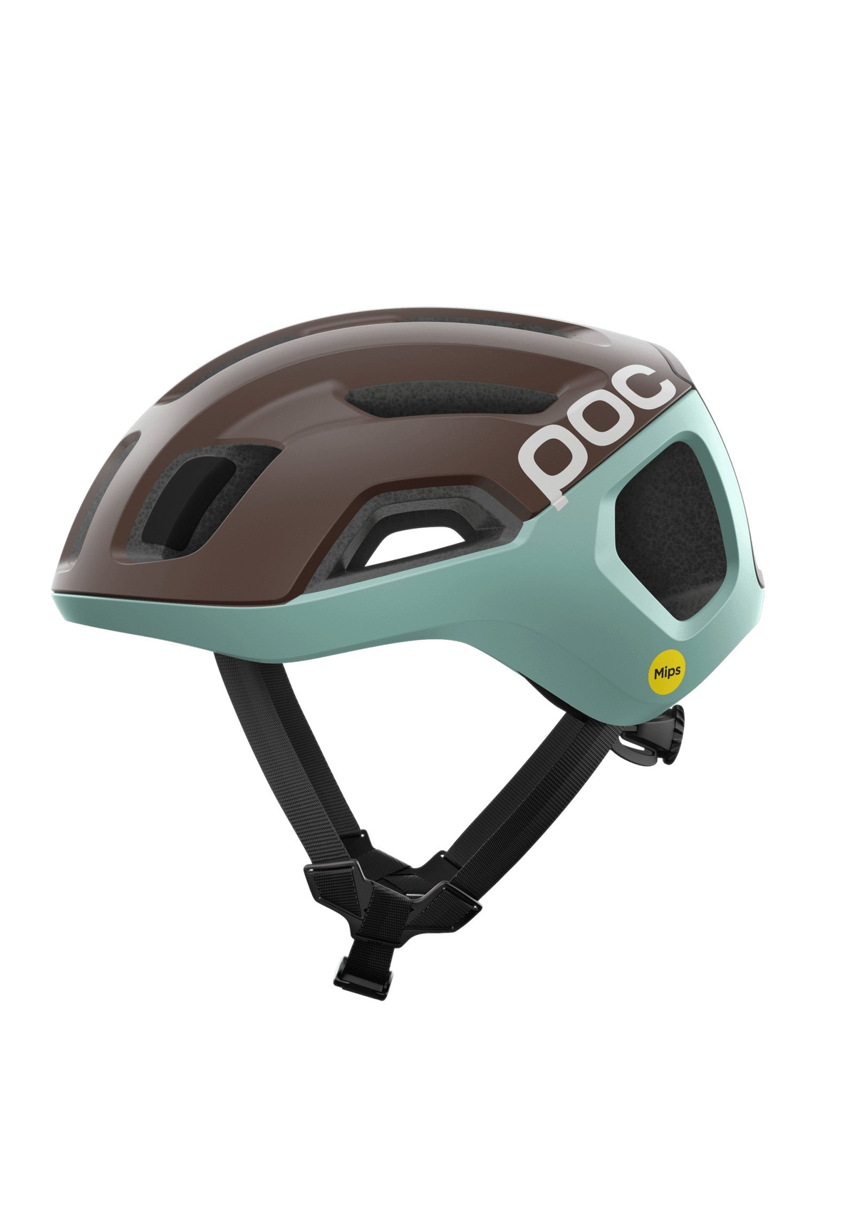 POC Ventral Air MIPS Cycling Helmet, Bronzite Brown Matt/Lazurite Blue Matt