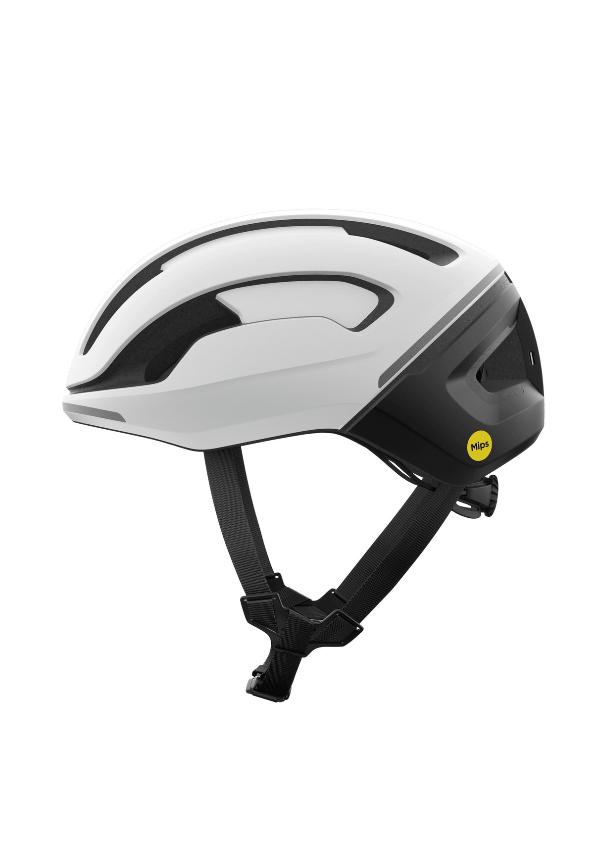 POC Omne Beacon Mips Commute Bike Helmet, Hydrogen White Matt/Uranium Black Matt