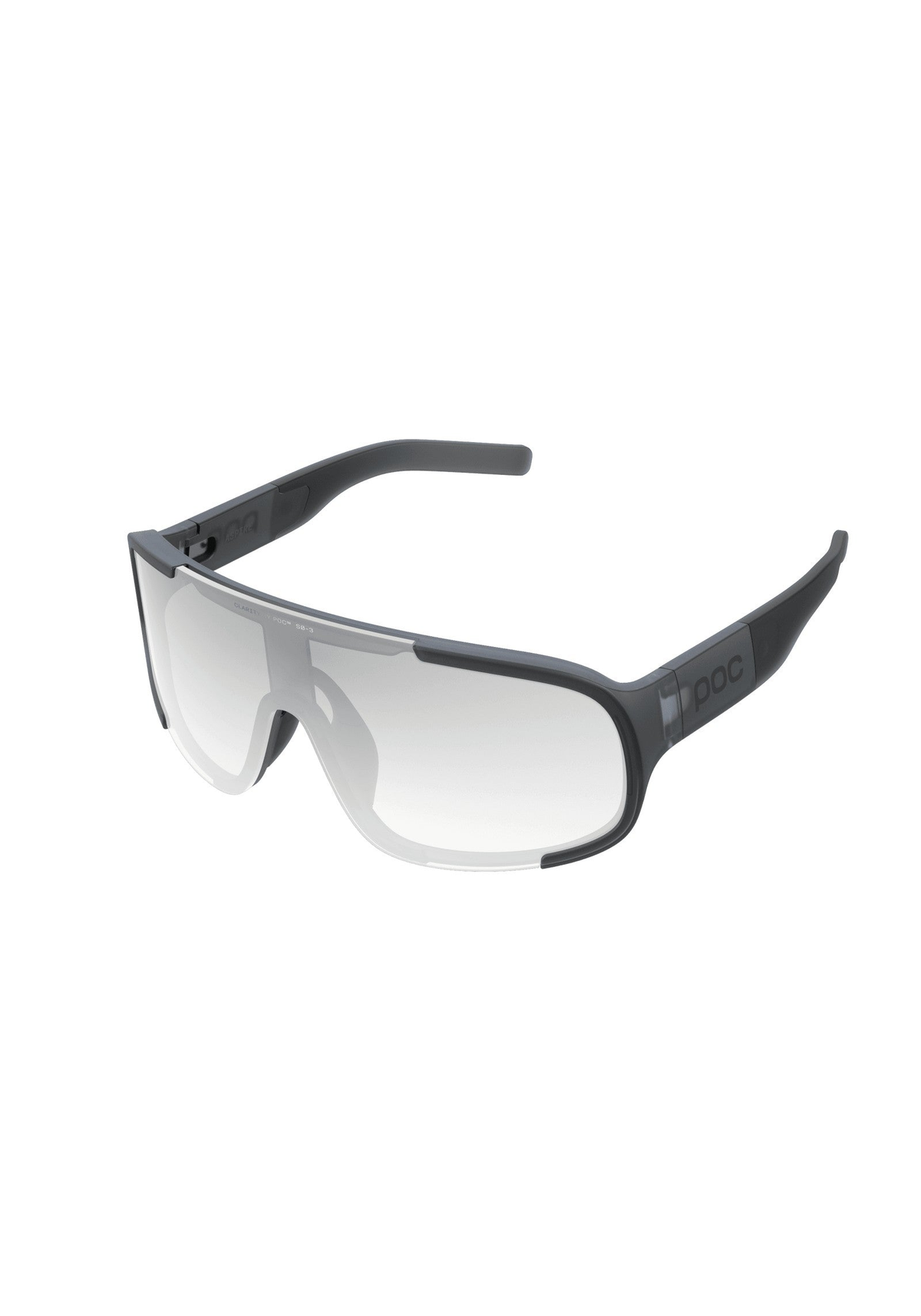 POC Aspire Photochromic Bike Sunglasses, Translucent Black/Clarity Photochromic/Changeable Grey