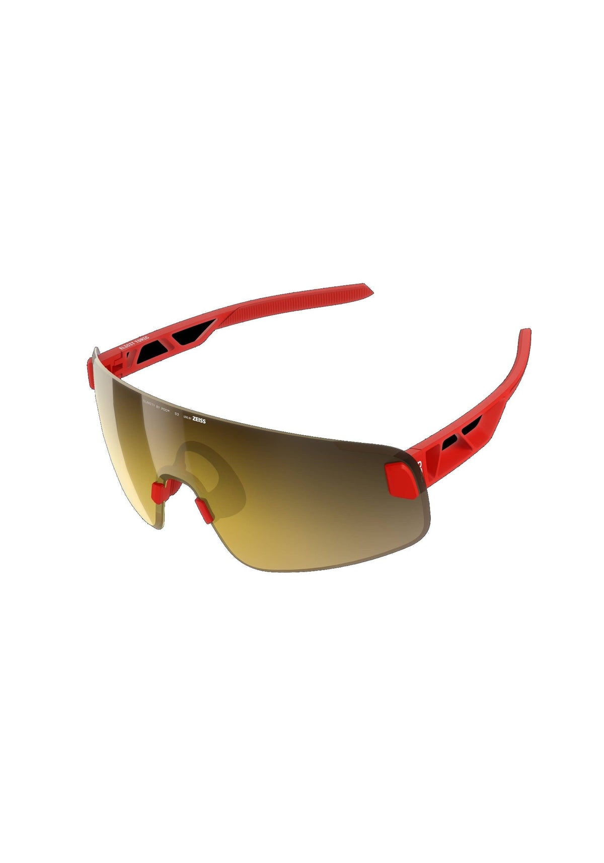 POC Elicit Toric Bike Sunglasses, Prismane Red/Clarity Road/Partly Sunny Gold