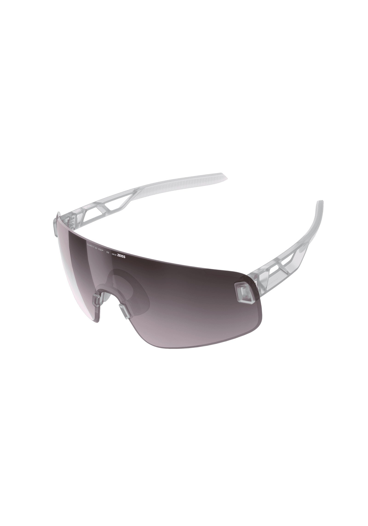 POC Elicit Toric Bike Sunglasses, Translucent/Clarity Road/Sunny Silver