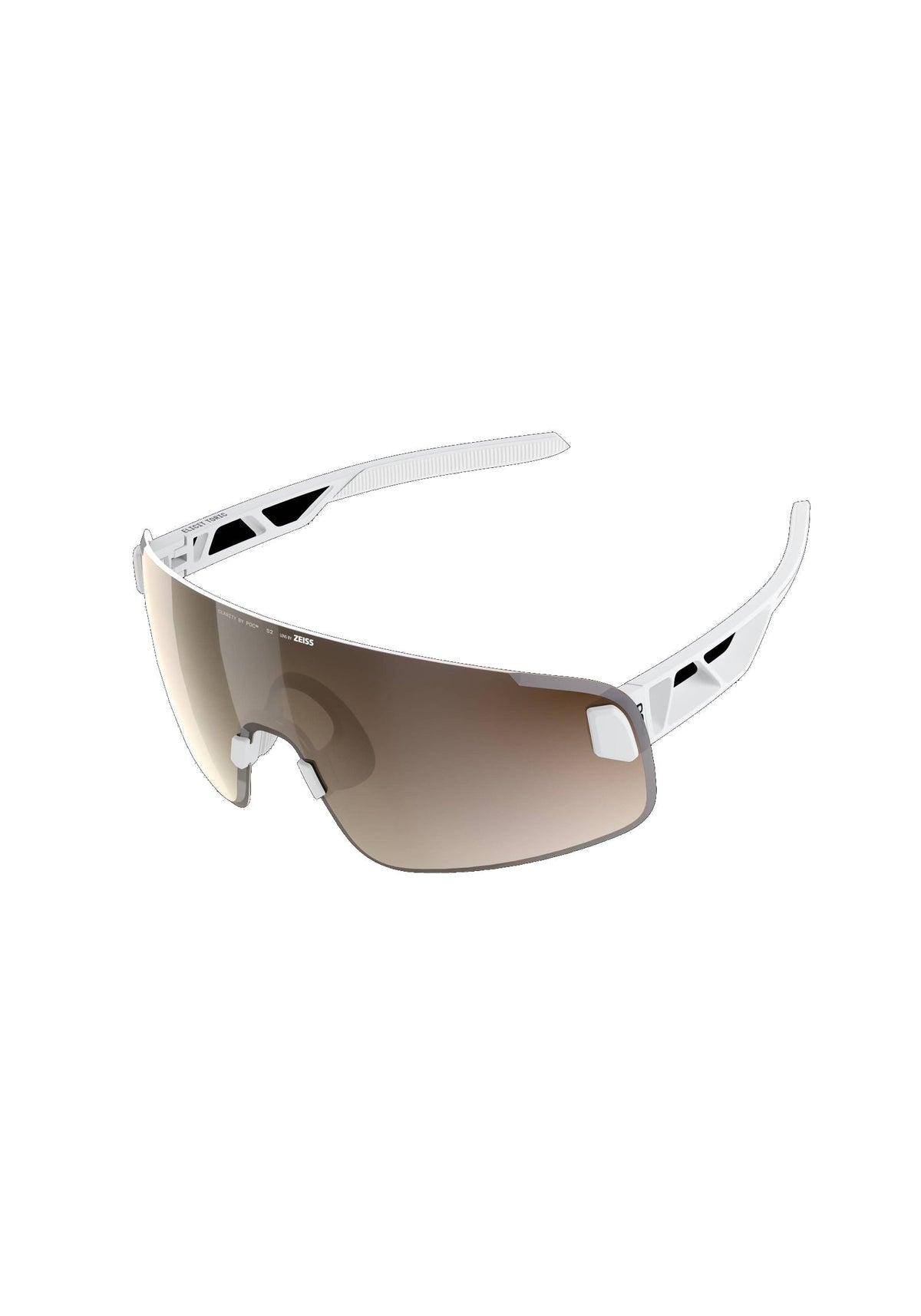 POC Elicit Toric Bike Sunglasses, Hydrogen White/Clarity Trail/Partly Sunny Silver