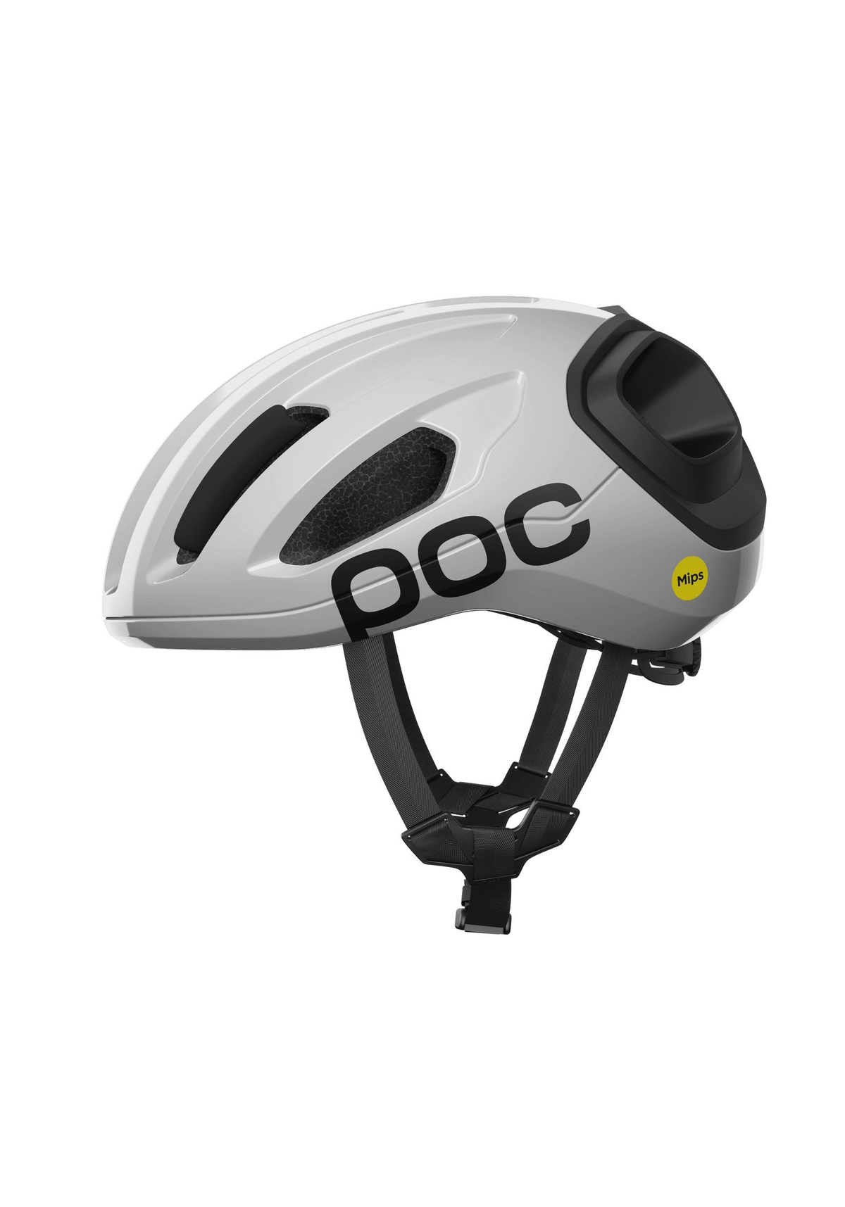 POC Amidal Cycling Helmet, Hydrogen White/Uranium Black Matt