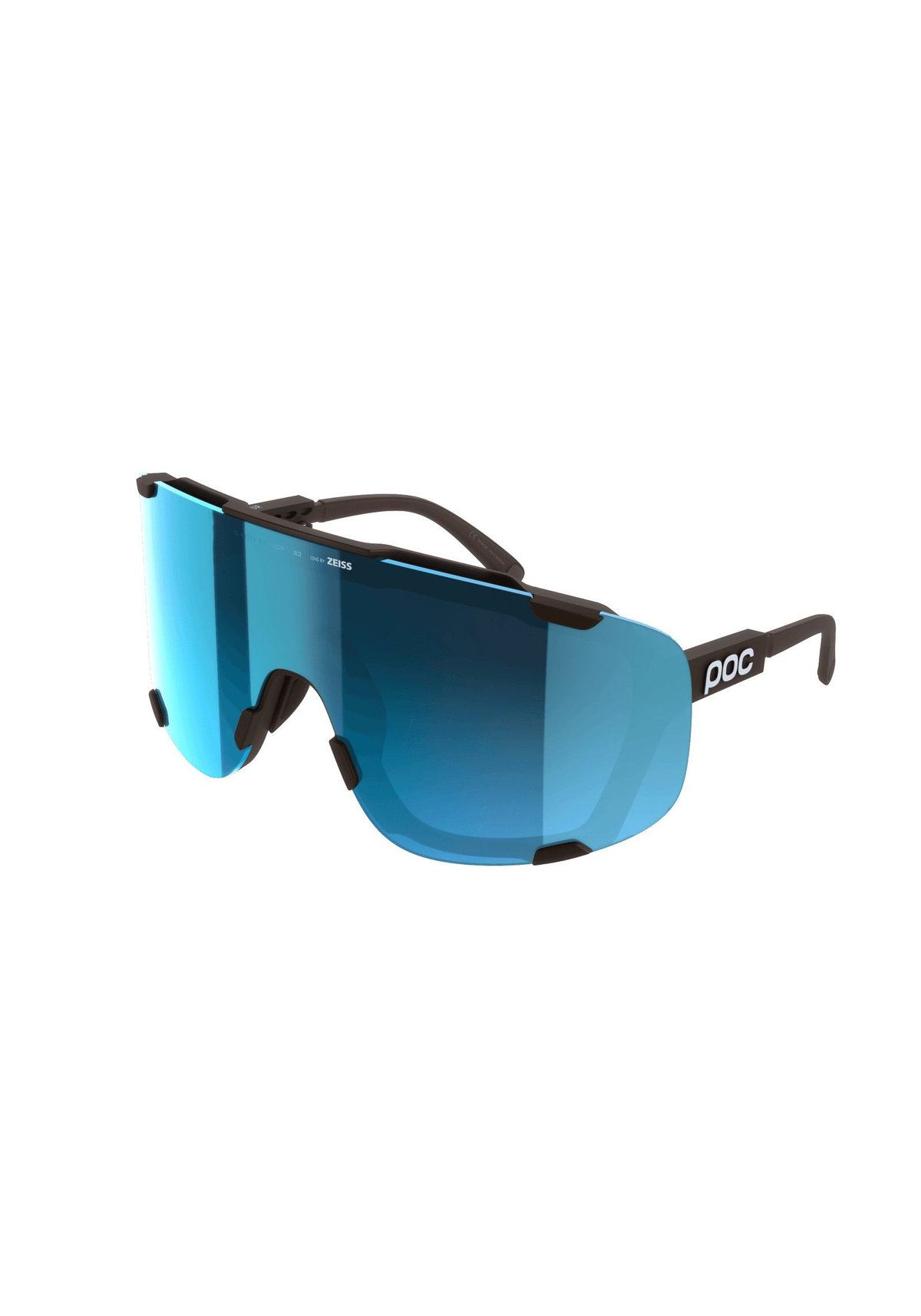 POC Devour Wide Fit Bike Sunglasses + Extra Lens, Bronzite Brown/Clarity Universal/Sunny Turquoise
