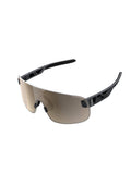 POC Elicit Bike Sunglasses, Uranium Black/Clarity Trail/Partly Sunny Silver Cat. 2