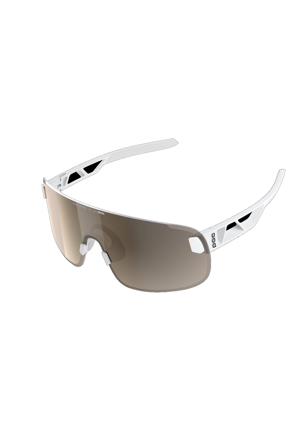 POC Elicit Bike Sunglasses, Hydrogen White/Clarity Trail/Partly Sunny Silver