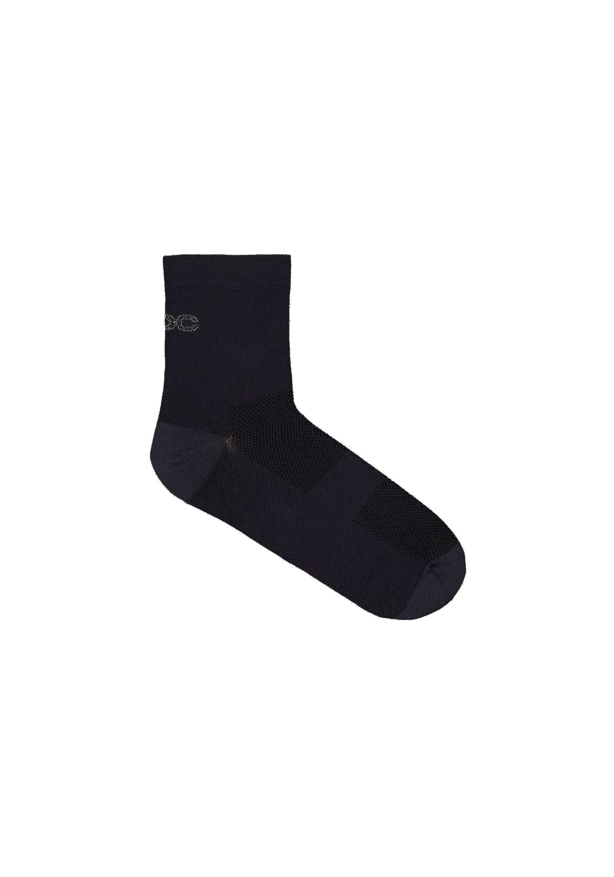 POC Cadence Short Road Cycling Socks, Uranium Black