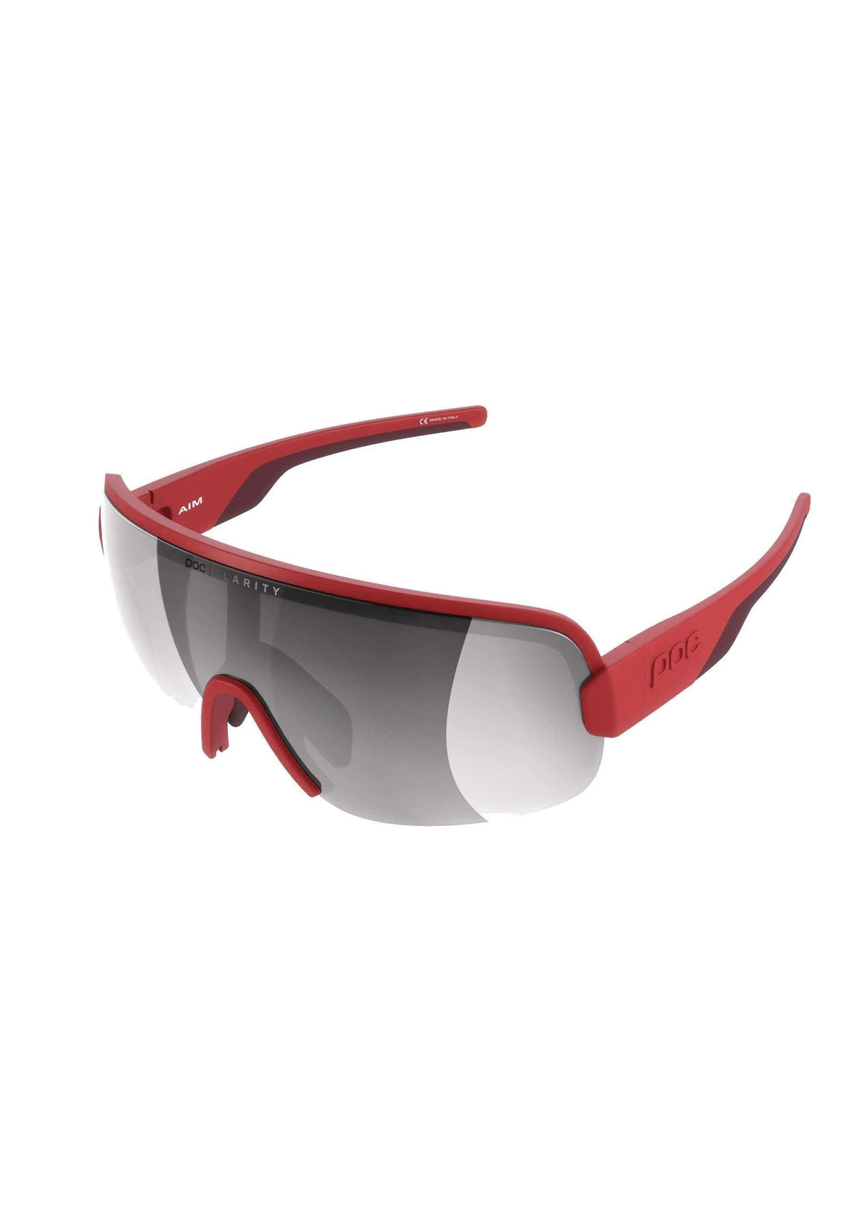 POC Aim Bike Sunglasses, Prismane Red