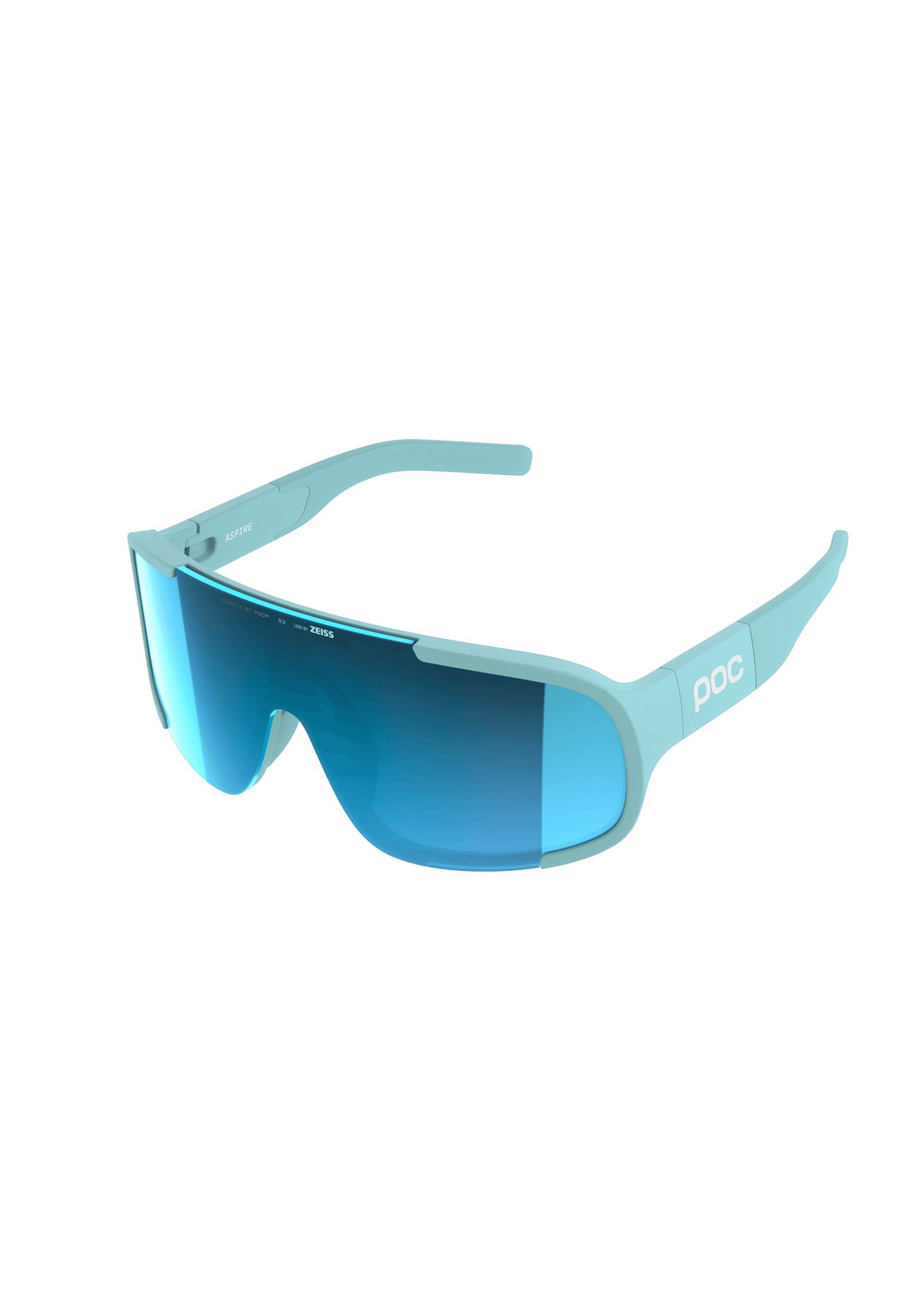 POC Aspire Bike Sunglasses, Indicolite Blue/Clarity Universal/Sunny Turquoise