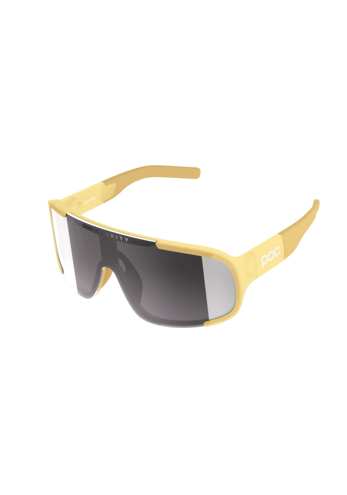 POC Aspire Wide Fit Bike Sunglasses, Sulfur Yellow