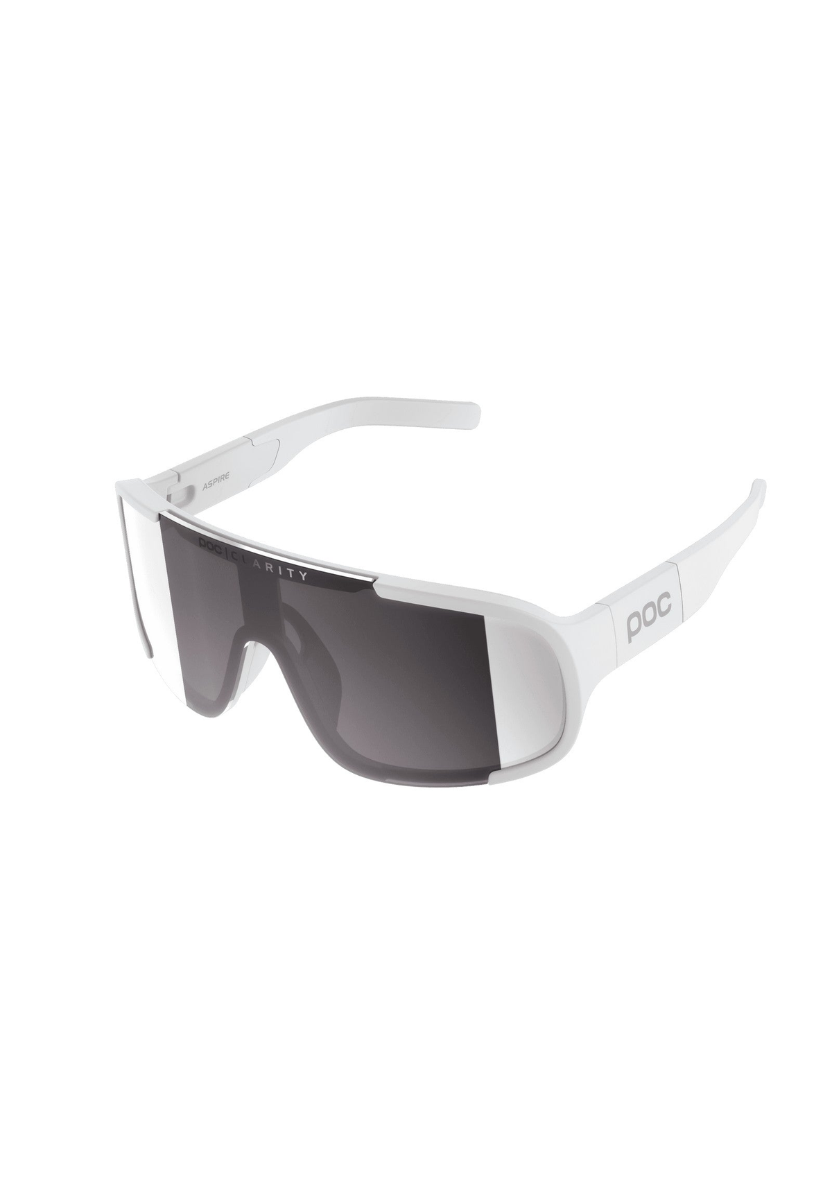 POC Aspire Wide Fit Bike Sunglasses, Hydrogen White