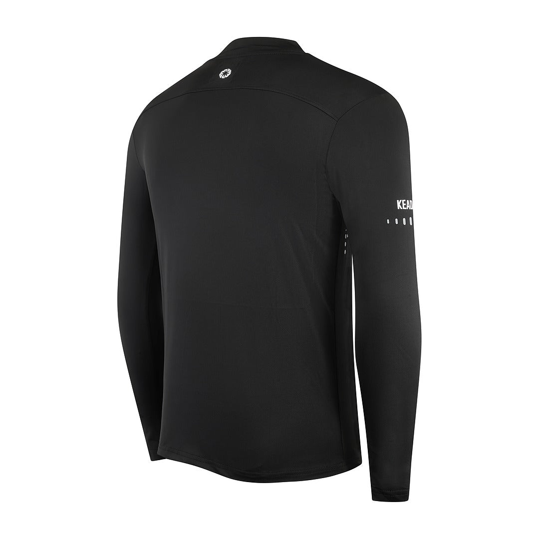 Keada Men's Essential Long Sleeve Base Layer - Black