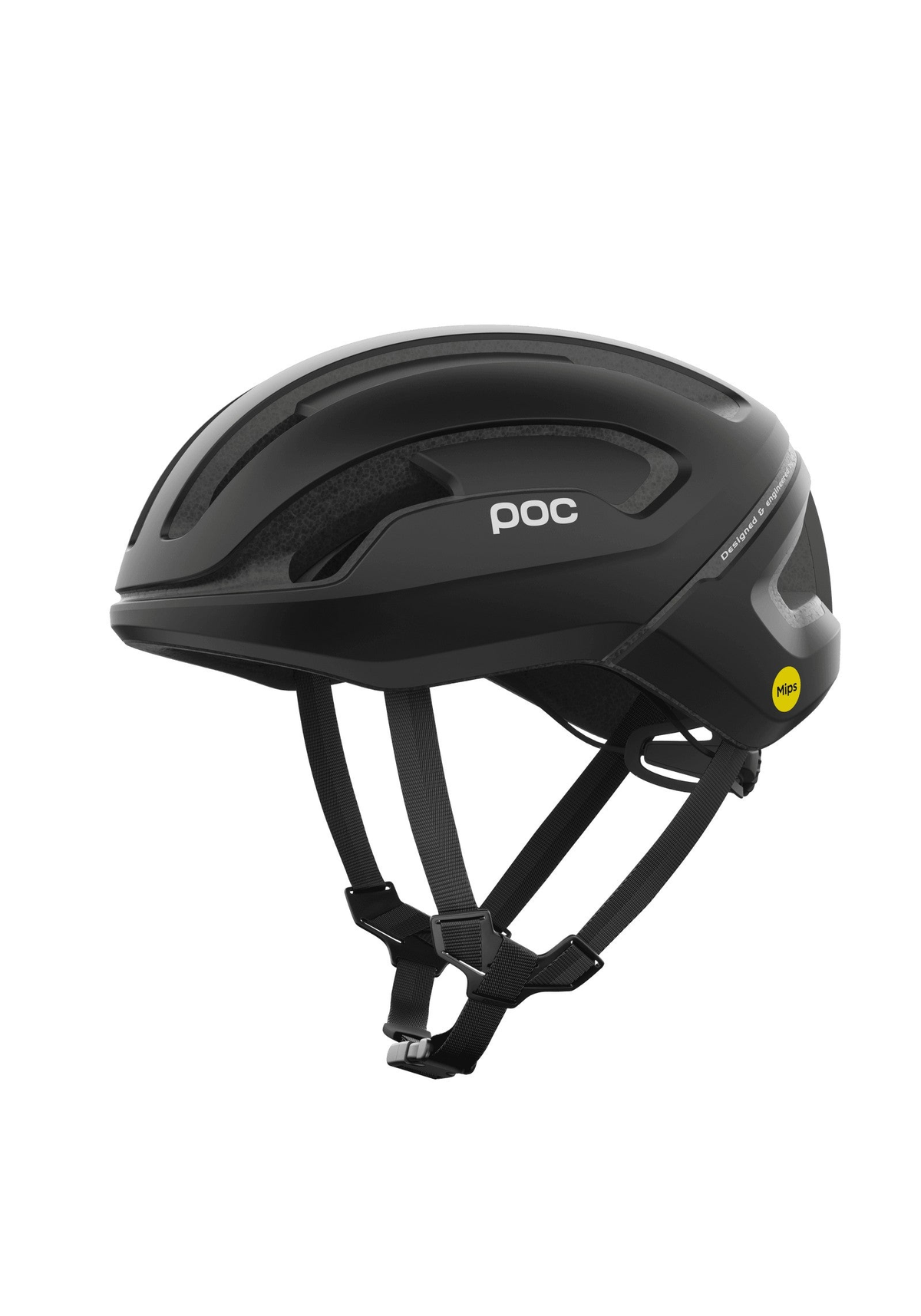 POC Omne Air Mips Wide Fit Cycling Helmet, Uranium Black Matt