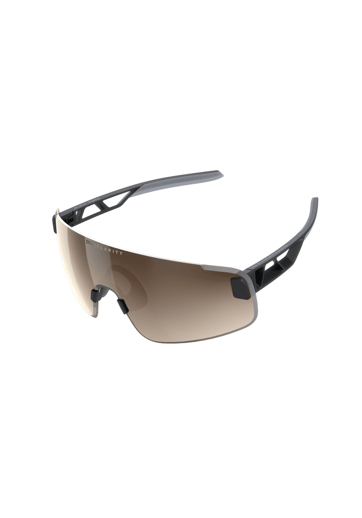 POC Elicit Toric Bike Sunglasses + Extra Lens, Uranium Black