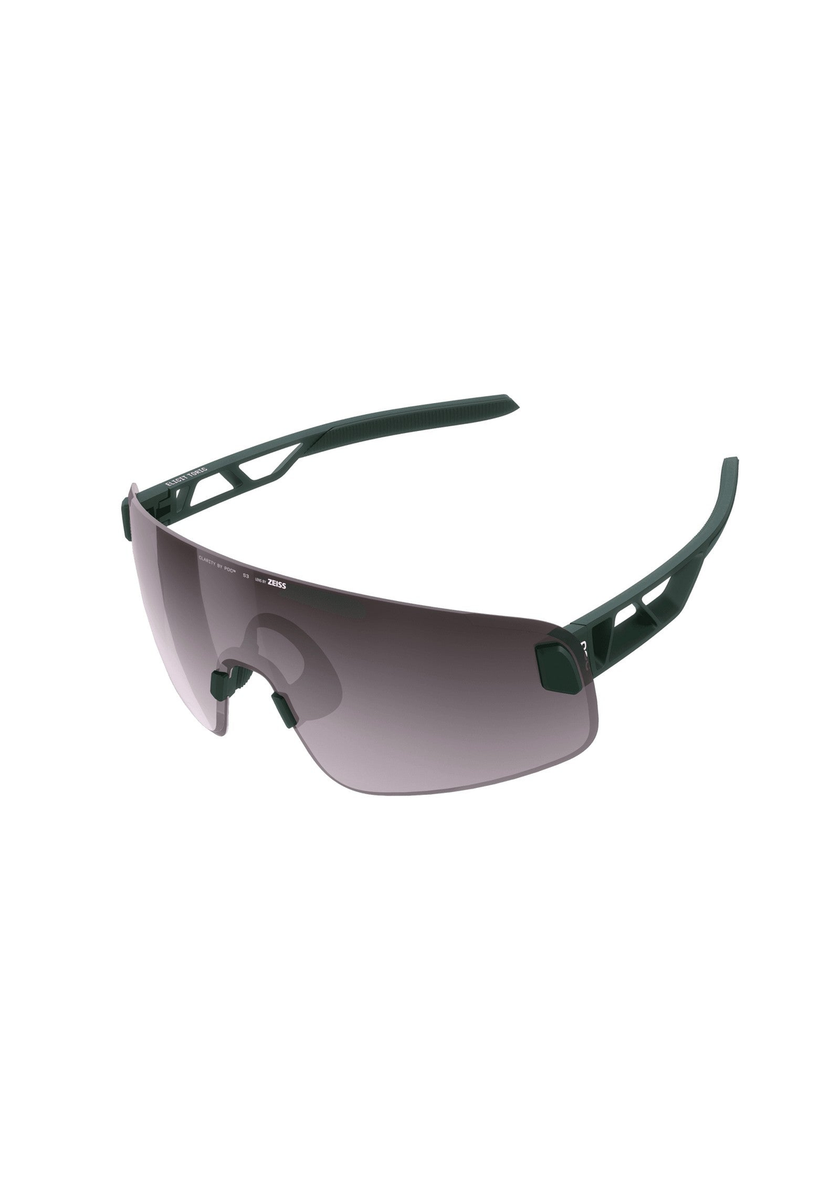 POC Elicit Toric Bike Sunglasses + Extra Lens, Pargasite Green/Clarity Road/Sunny Silver