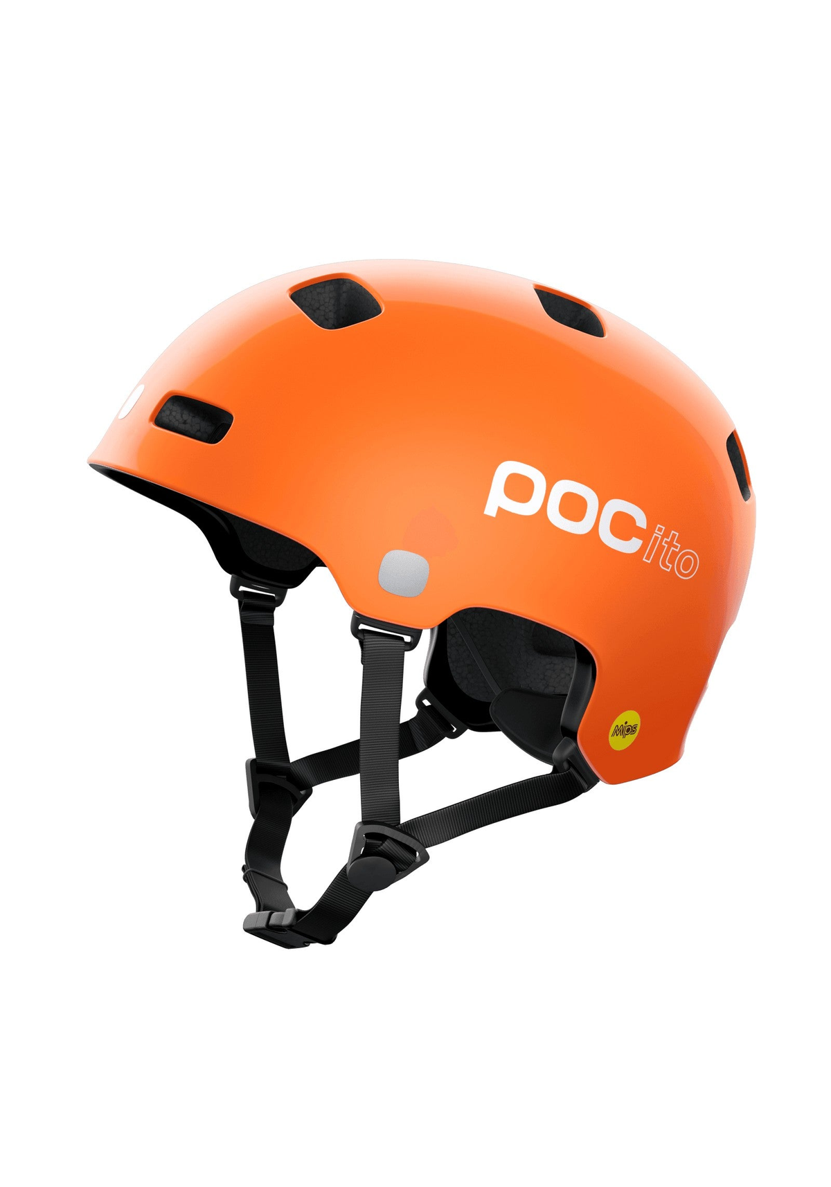 POC POCito Crane MIPS Bike Helmet, Fluorescent Orange