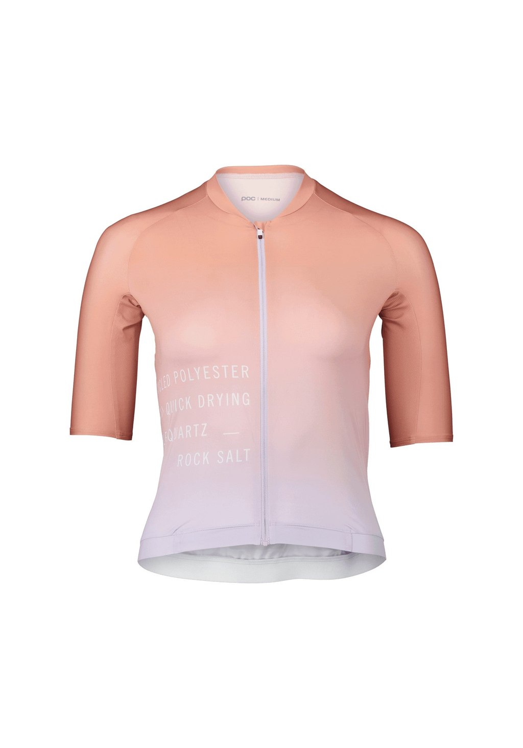 POC Women's Pristine Print Cycling Jersey, Gradient Purple Quartz