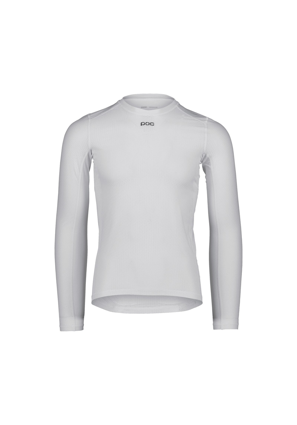 POC Men's Essential Layer Long Sleeve Cycling Jersey, Hydrogen White