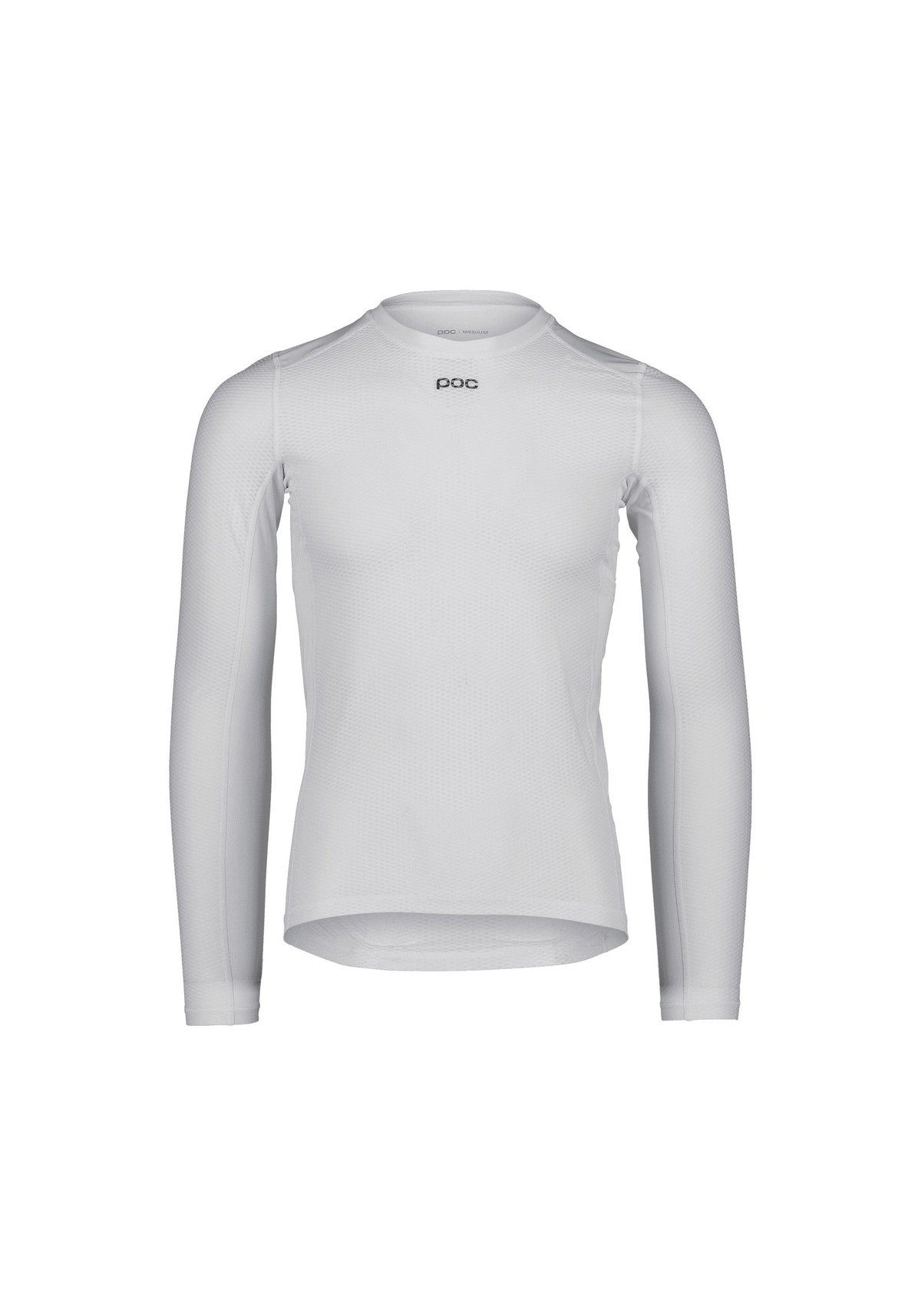 POC Men's Essential Layer Long Sleeve Cycling Jersey, Hydrogen White