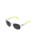 POC Evolve Bike Sunglasses, Uranium Black Trans/Fluo Limegreen/Clarity POCito/Sunny Grey