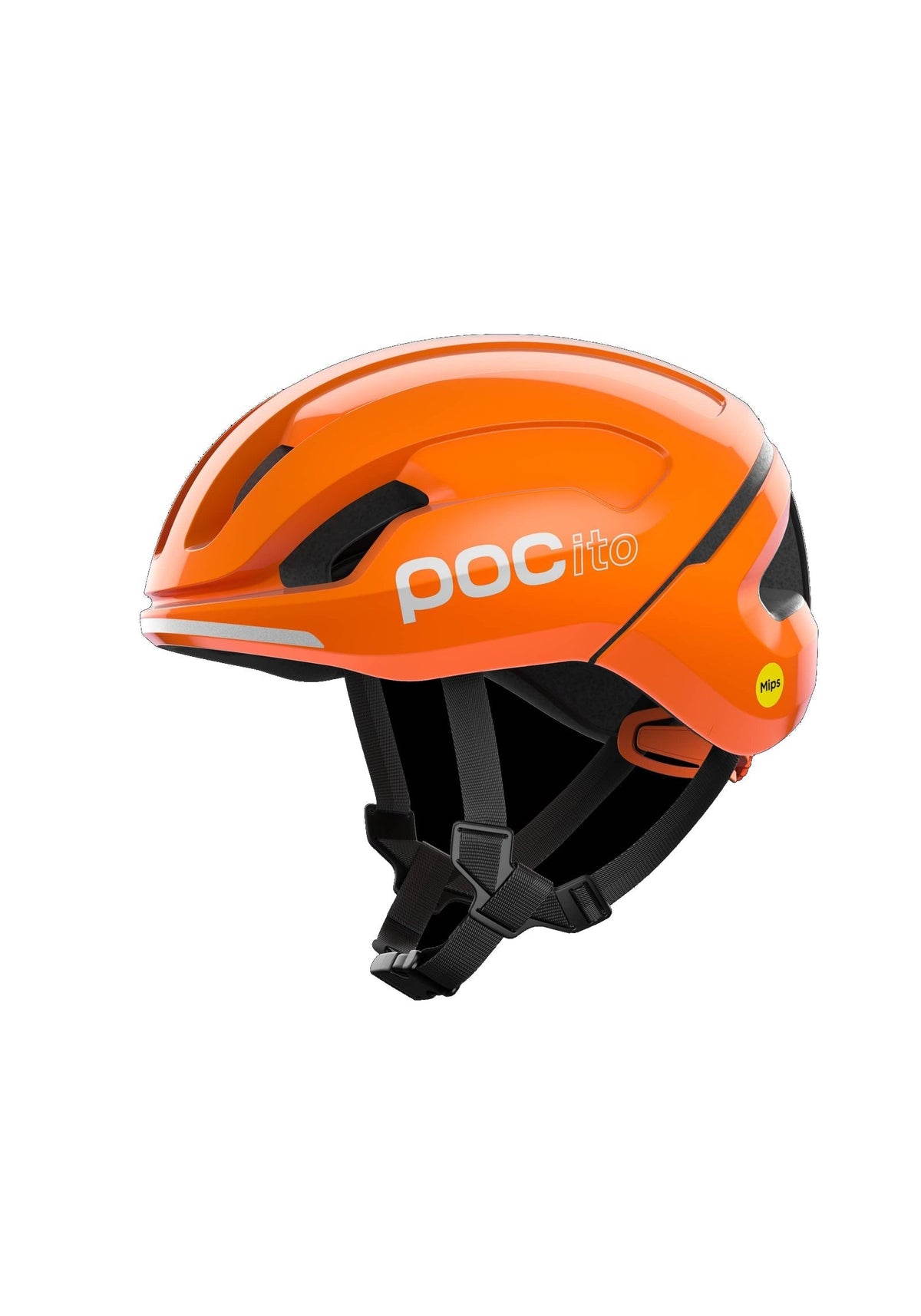POC POCito Omne MIPS Bike Helmet, Fluorescent Orange