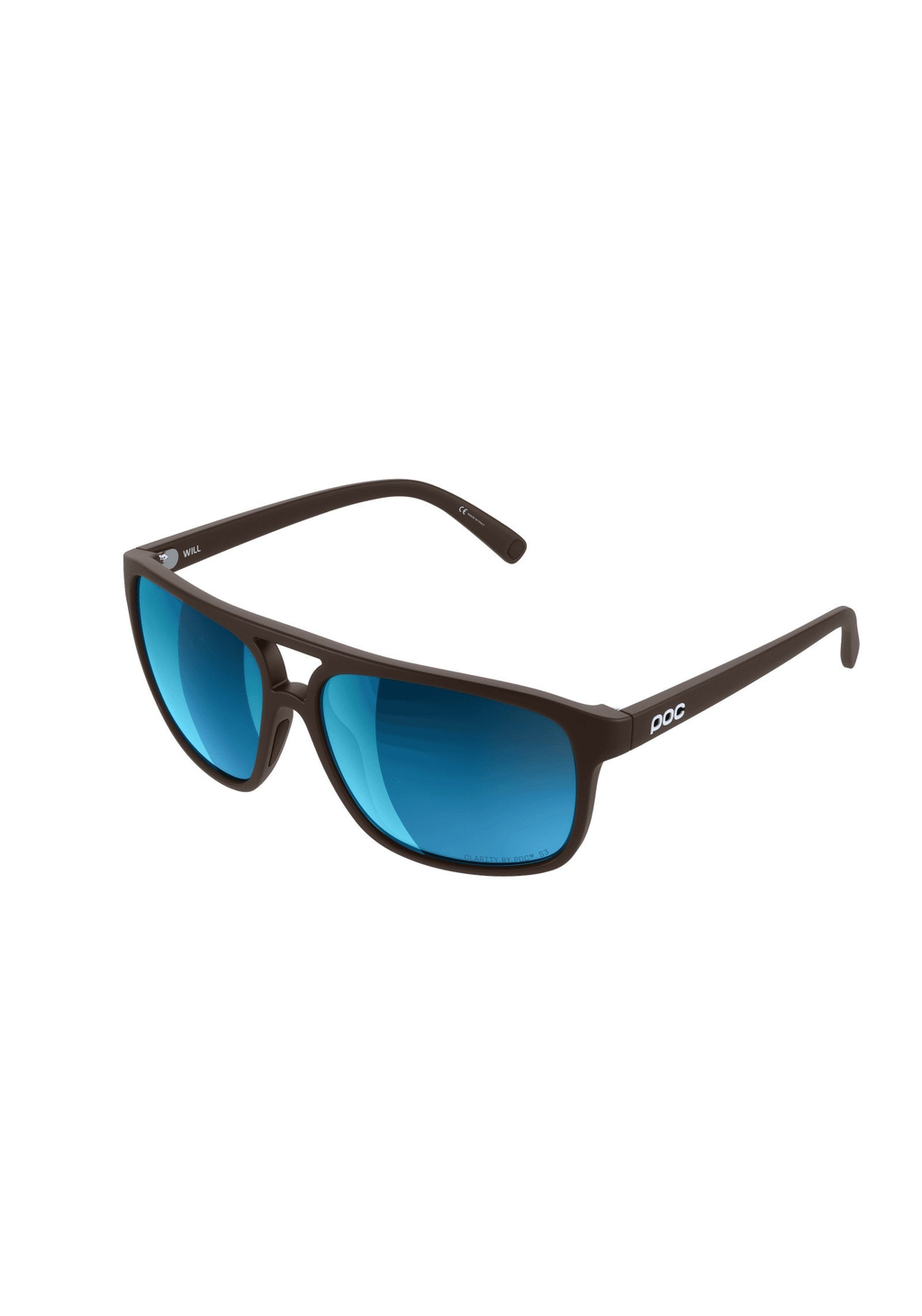 POC Will Bike Sunglasses, Bronzite Brown/Clarity Universal/Sunny Turquoise