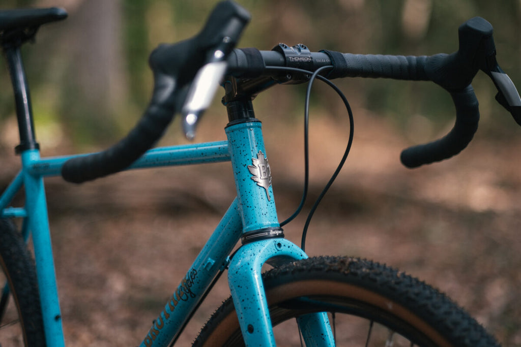 Brother Mehteh gravel bike build on a forest trail