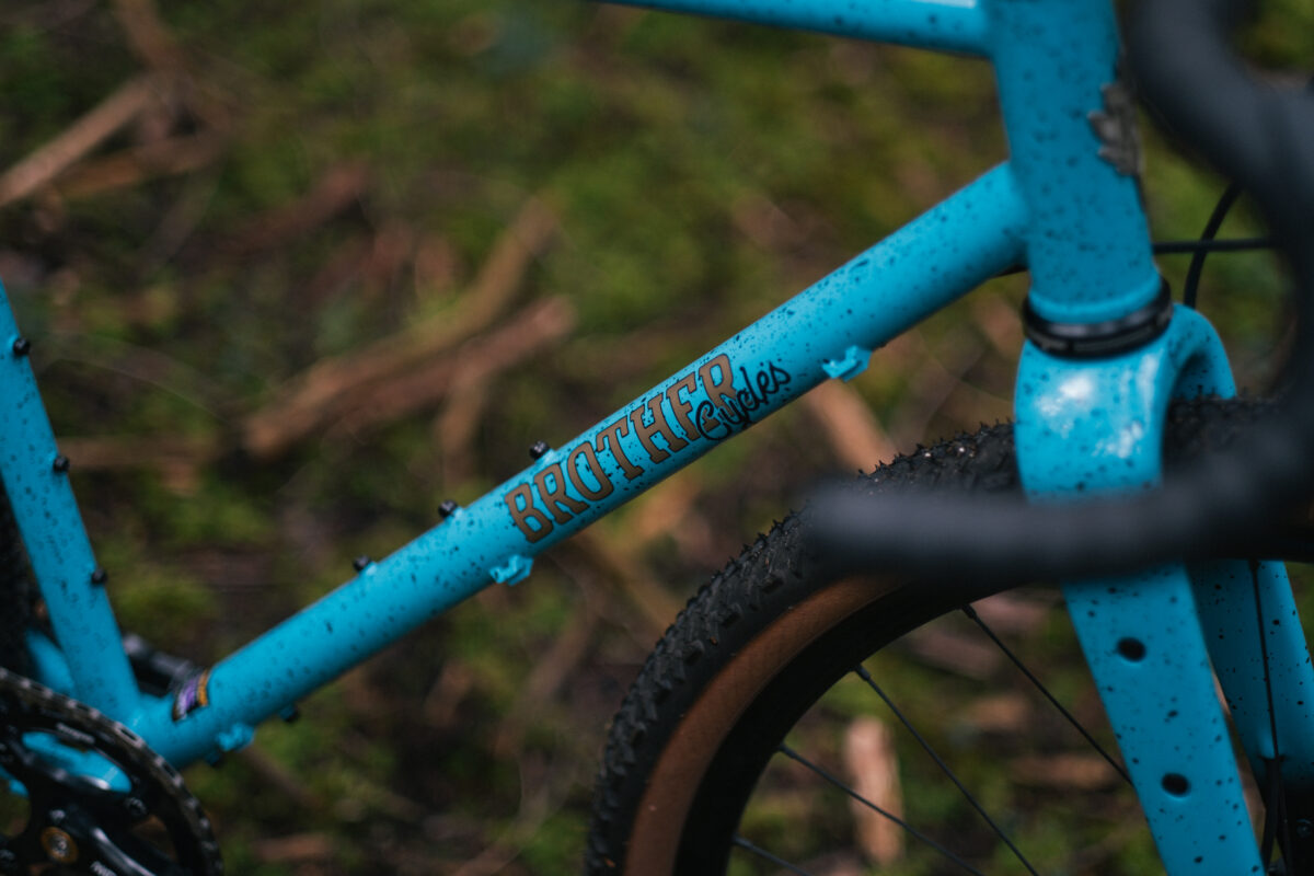 Brother Mehteh built for bikepacking with frame bags