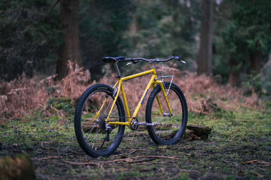 Brother Pinecone all-terrain build on a trail