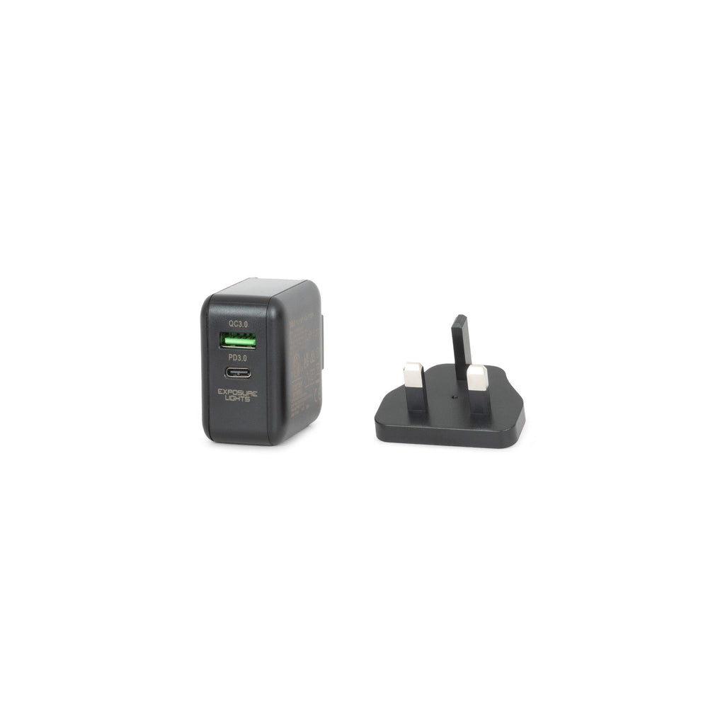 Exposure Charger Block, USB-C and USB-A