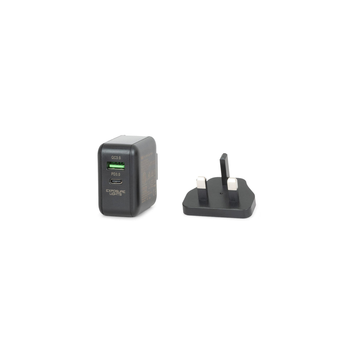 Exposure Charger Block, USB-C and USB-A