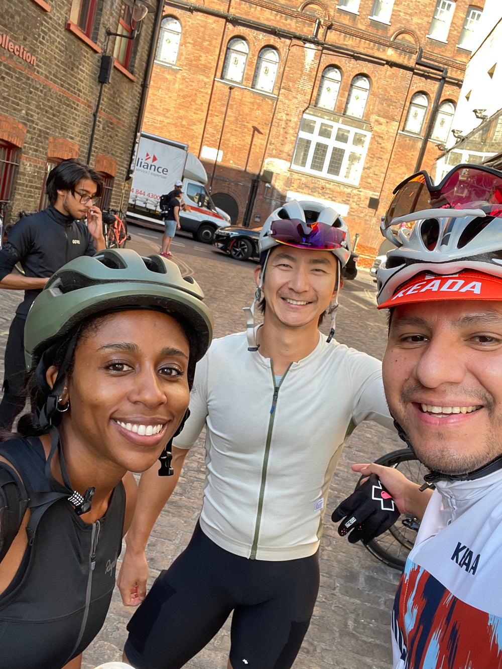 Never ridden in a group before?