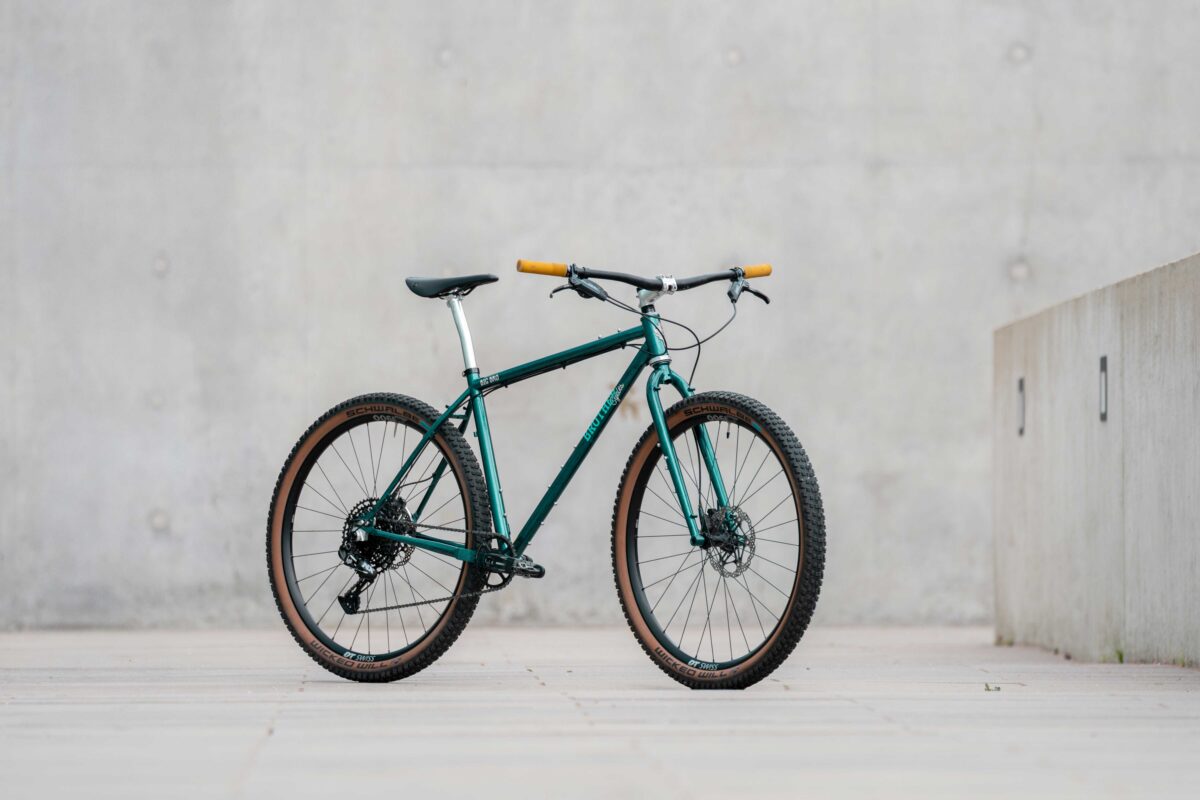 Brother Big Bro loaded for bikepacking off-road