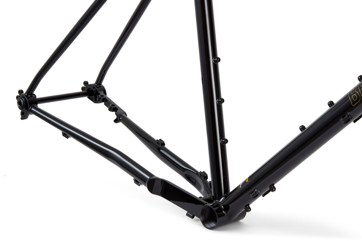 Brother Mehteh head tube and fork, Stealth Black