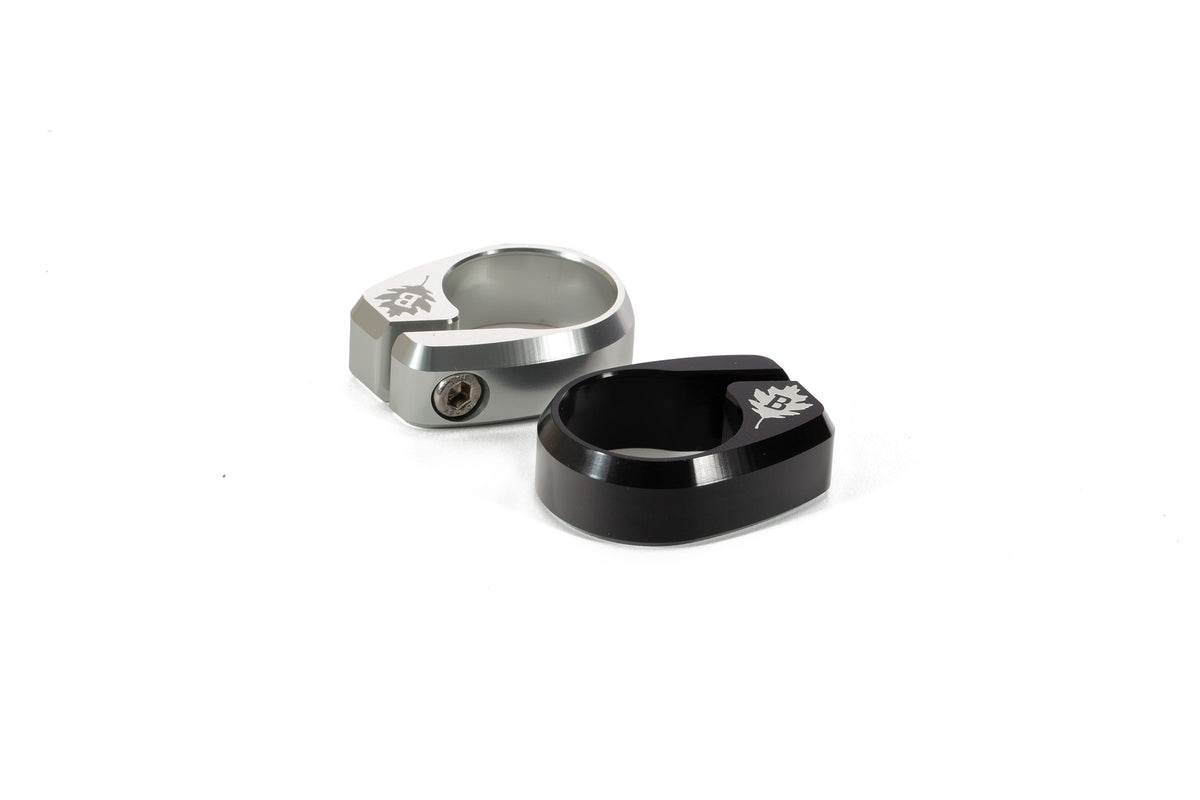 Brother Cycles Oak Leaf seat clamp, CNC machined