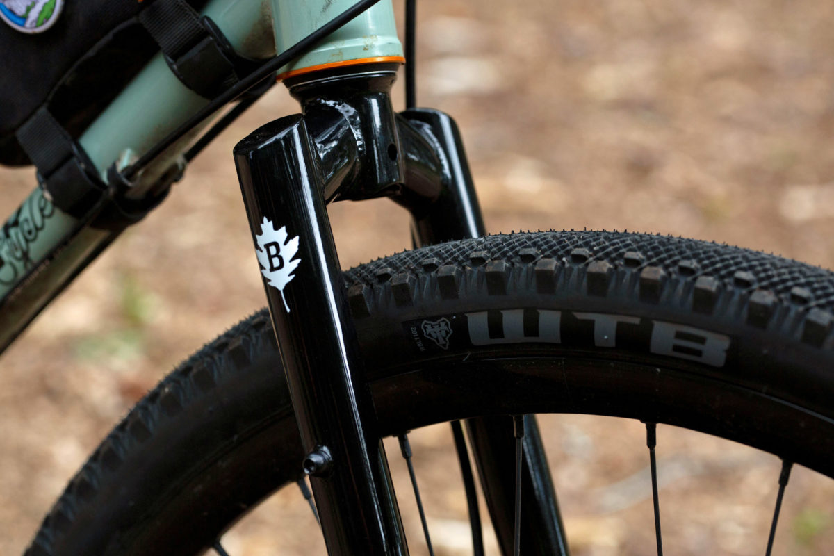 Brother steel gravel fork with cage mounts