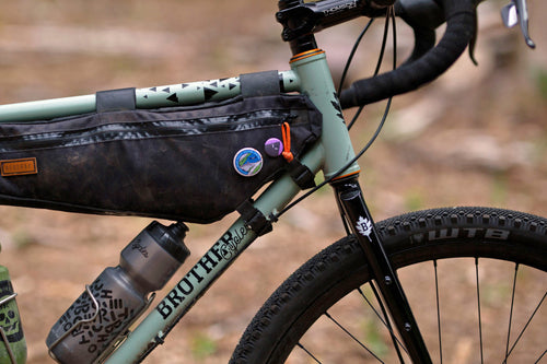 Brother steel gravel fork fitted to a Mehteh
