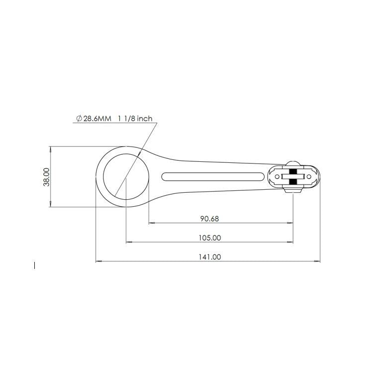 Exposure 5mm Spacer Bracket with GoPro Connector
