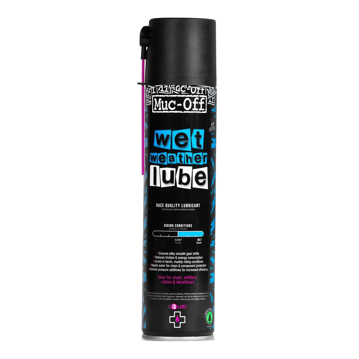 Muc-Off Wet Weather Lube 400ml Aerosol