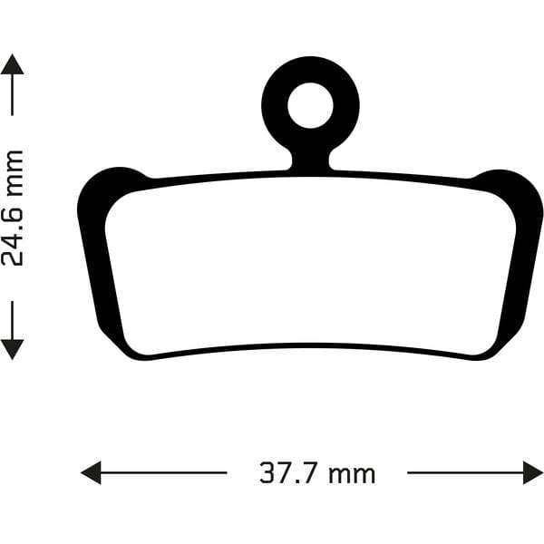 Aztec Organic Disc Brake Pads for SRAM Guide / Avid XO Trail, photo 3