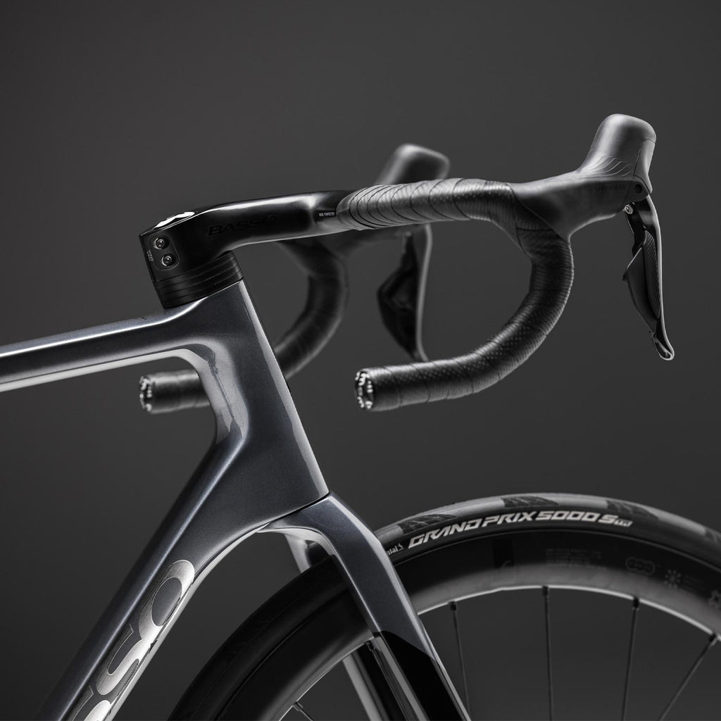 Basso Astra 105 Di2 Road Bike, Aksium, Grey Cobalt