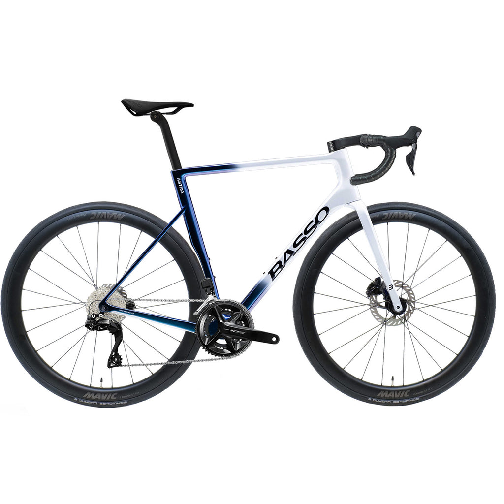 Basso Astra 105 Di2 Road Bike, Cosmic S, Polar White