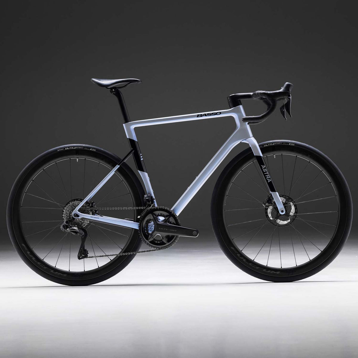 Basso Astra Ultegra Di2 Road Bike, Cosmic S, Black Opal