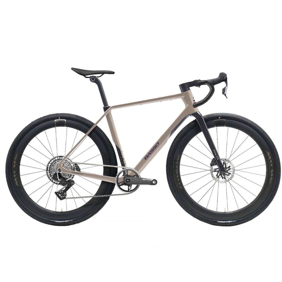 Basso Palta III Force Gravel Bike, Purple Dust