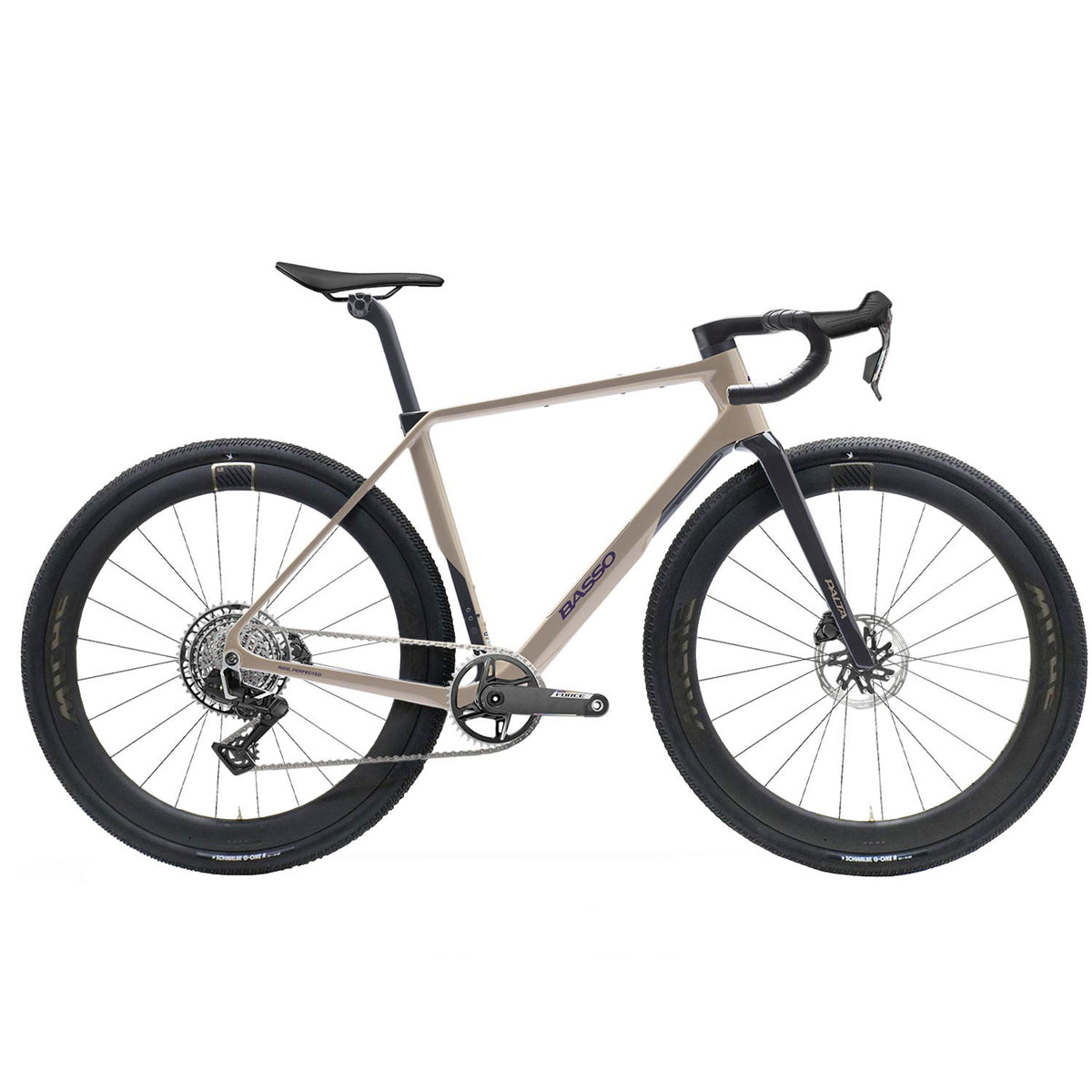 Basso Palta III Force Gravel Bike, Purple Dust