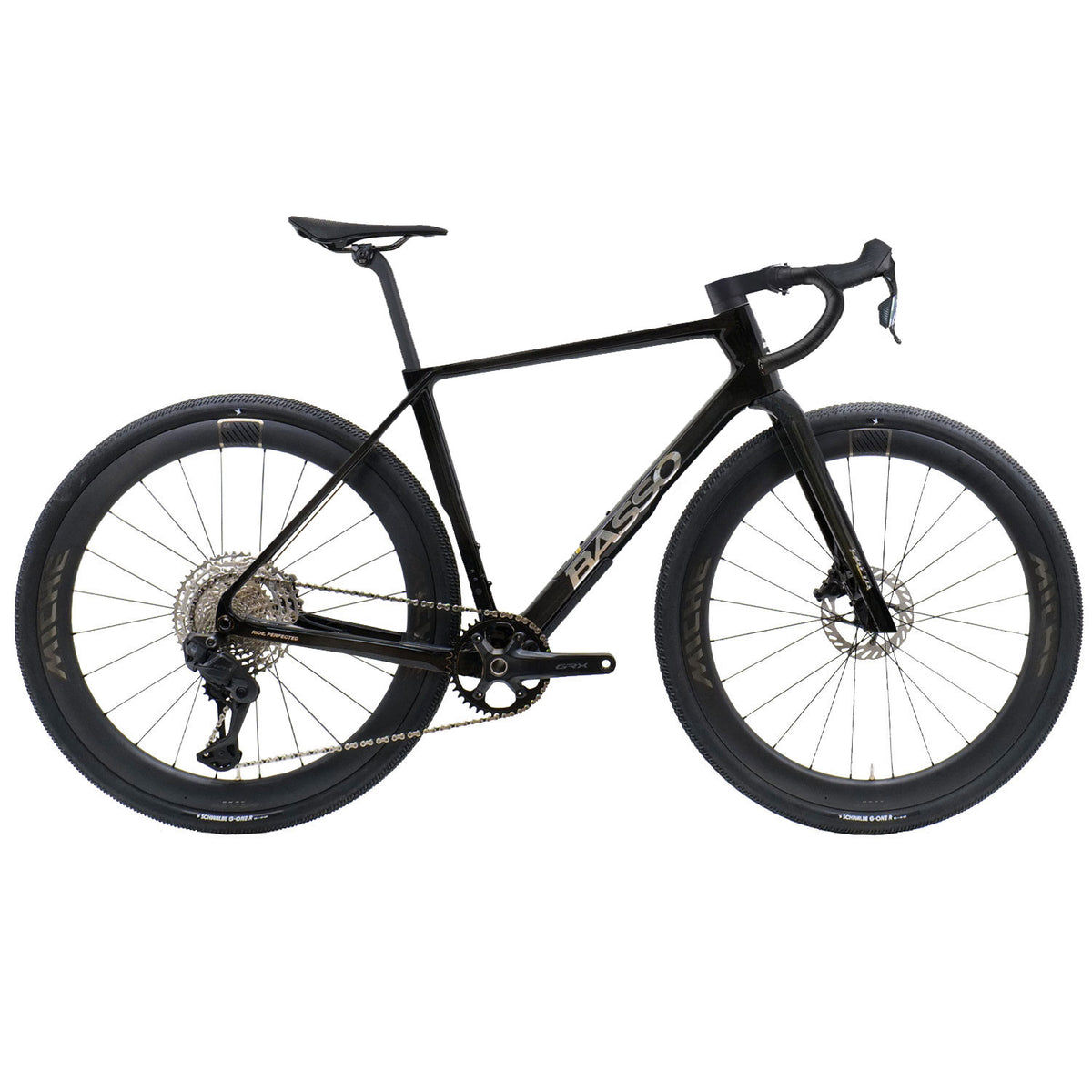 Basso Palta III GRX Di2 Gravel Bike, Carbon Chrome Black