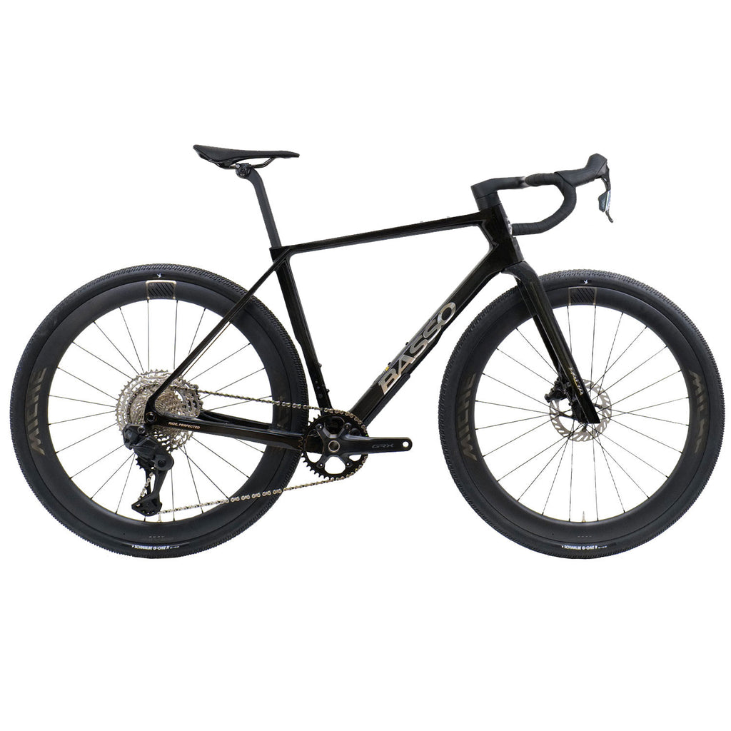 Basso Palta III GRX Di2 Gravel Bike, Carbon Chrome Black