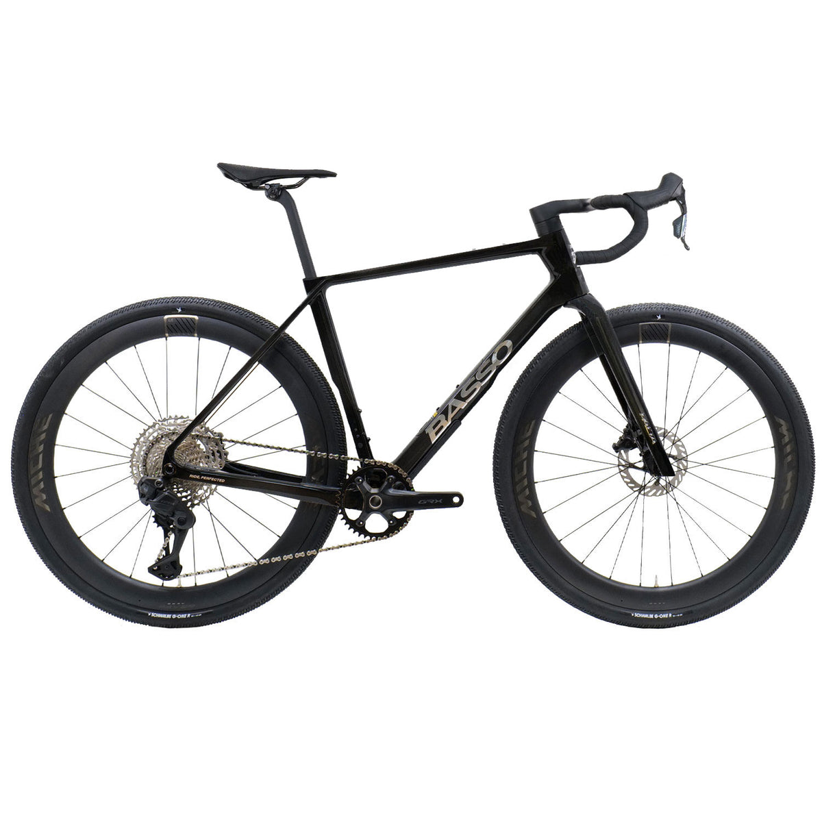 Basso Palta III GRX Di2 Gravel Bike, Carbon Chrome Black