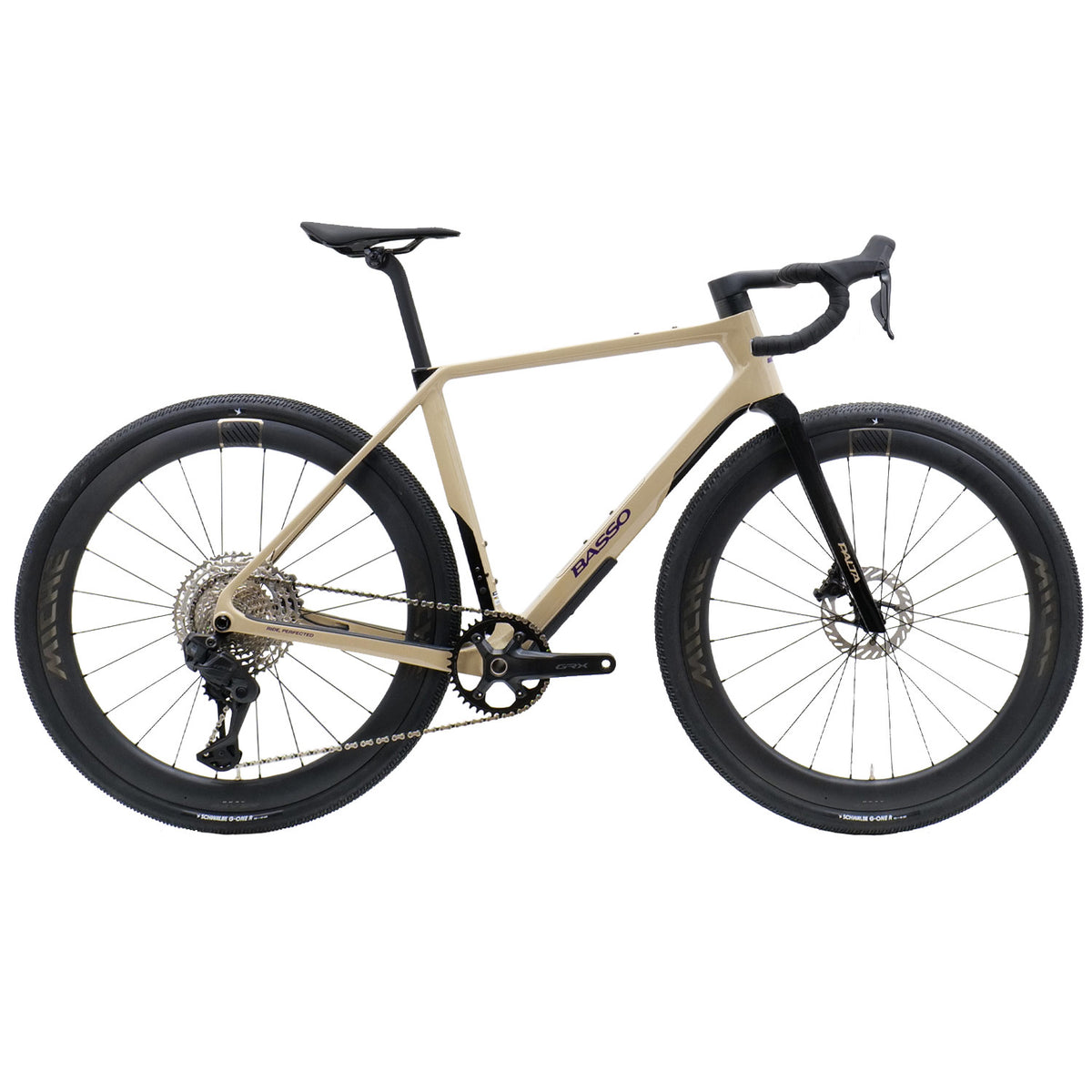Basso Palta III GRX Di2 Gravel Bike, Purple Dust
